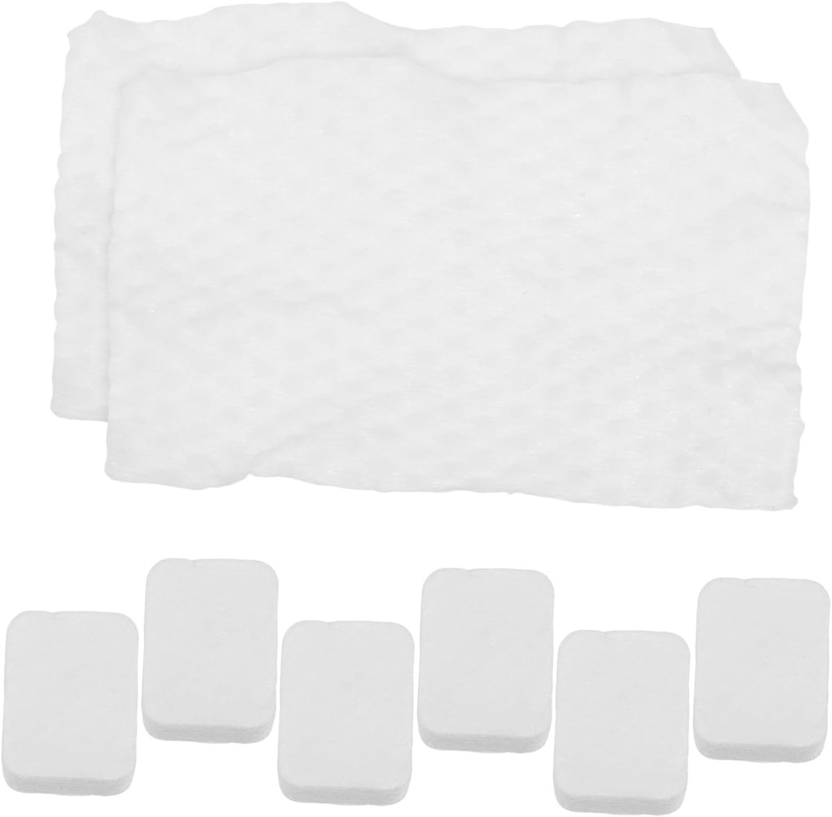 8 Stuks wattenschijfjes nagellakremoverpads herbruikbare katoenen rondjes katoenen make-up pads make-up remover pads comprimeer handdoeken voor gezicht puur katoen wit