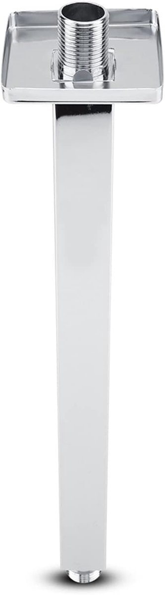 Douchearm, Douchepijp Ronde Stalen Rechte Buizen 1pc Ondersteuning van Topspray en Toevoer van Water Naar Topspray (12 inch)