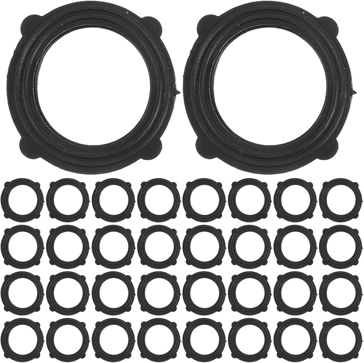 100 Stuks Rubber Garden Hose Washers Flexibele Waterdichte Seals Voor Buitenkranen Duurzame Slangafdichtingen Voor Tuinwateraccessoires
