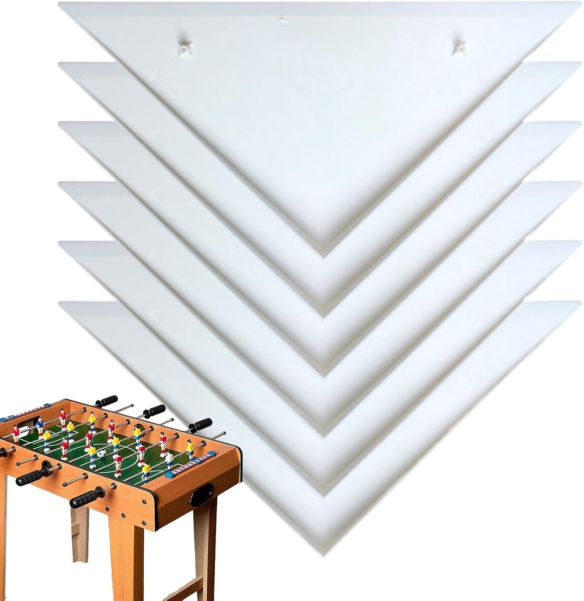 Machine Tafelhoek Guard - Driehoek Edge Protector Tafelhoek Guard - 6X Edge Veiligheid Vervangende Onderdelen, Machine Covers Game Room Accessoires