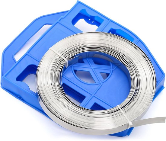 Roestvrijstalen strap spoel 19 x 0,75 mm - 30 meter voor stevige bevestiging en verpakking — afbeelding 3