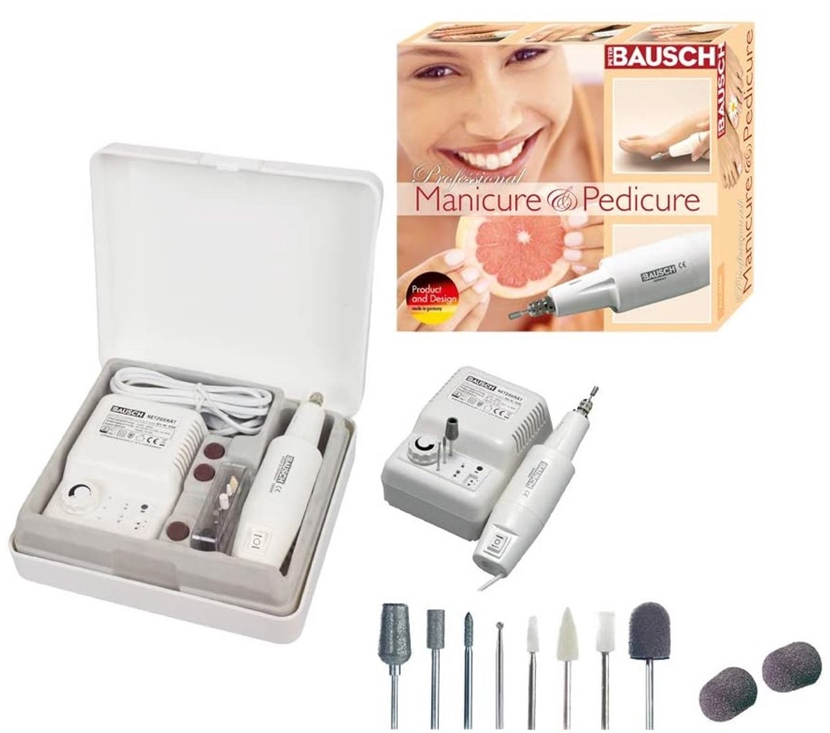Peter Bausch Manicure Pedicure Profi Set 0360 - 15 delig