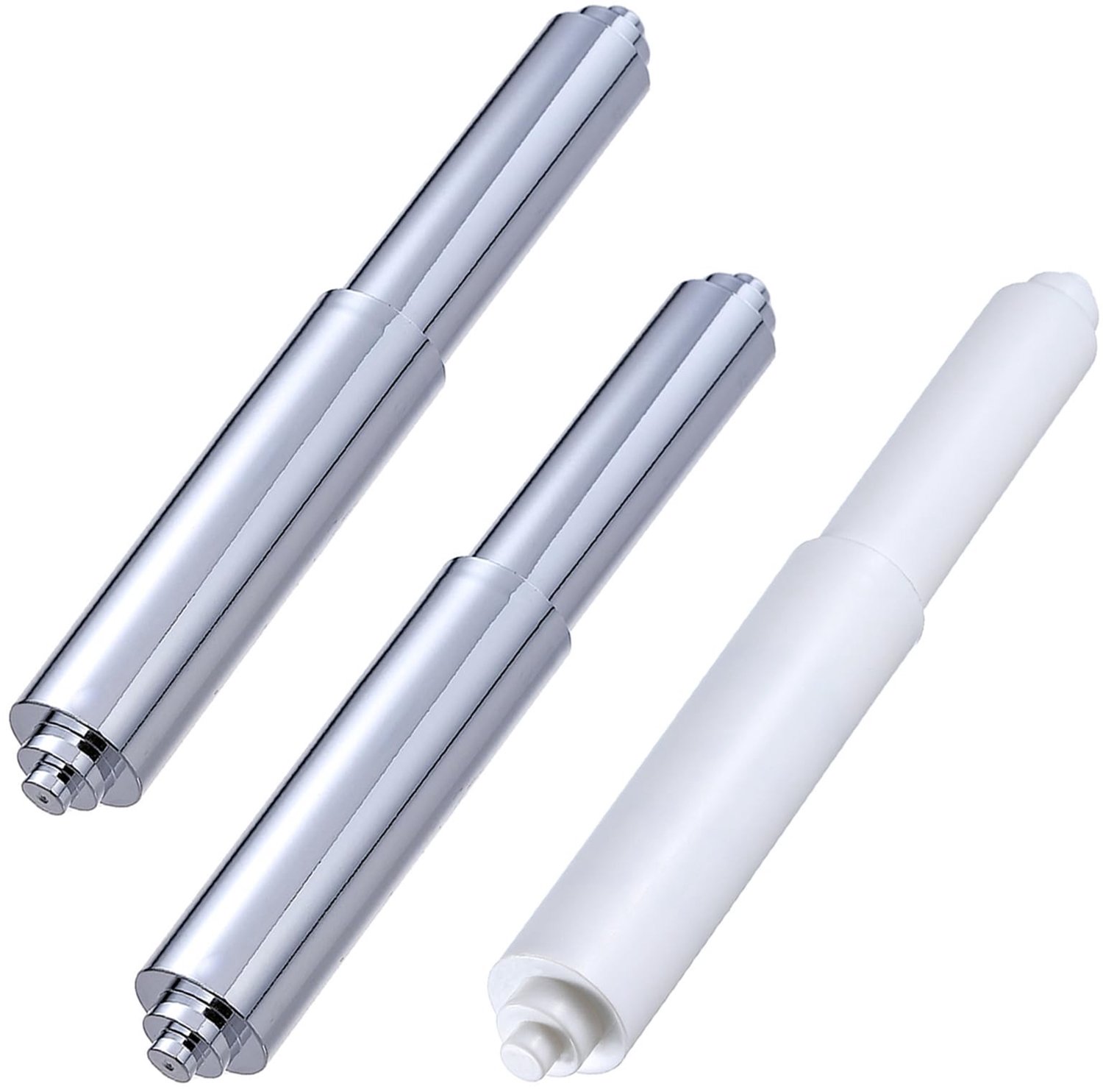 Set van 3 Vervangende Toiletpapierhouders van Plastic