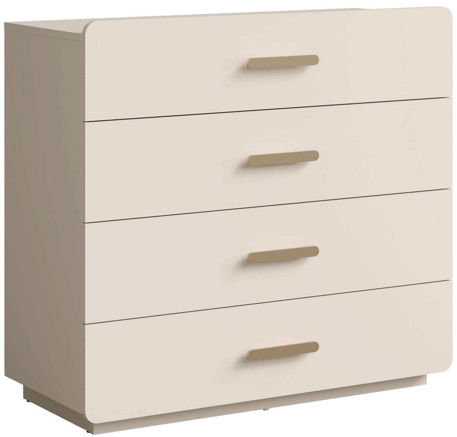 Selsey Lorenz – Dressoir met 4 lades, 100 cm Zandbeige