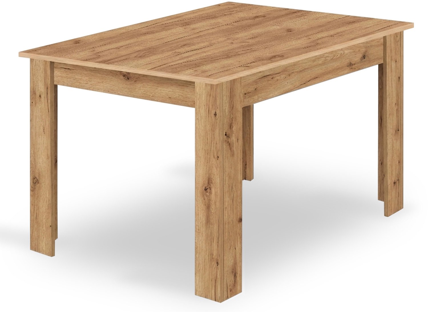 LEOBERT NP Eettafel - Craft Eikenlook - 120 x 80 x 75 cm
