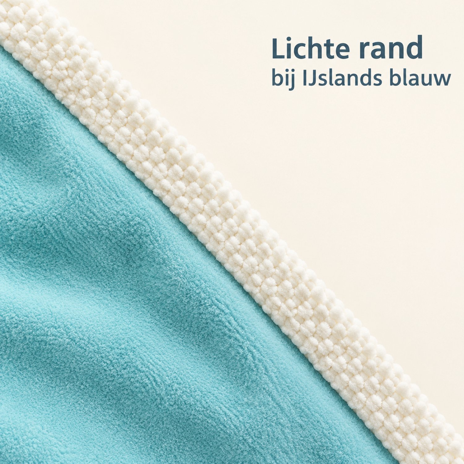 SWGOTA Flanellen deken 180 x 200 cm, IJslands blauw, polyester, effen met lichte afwerking