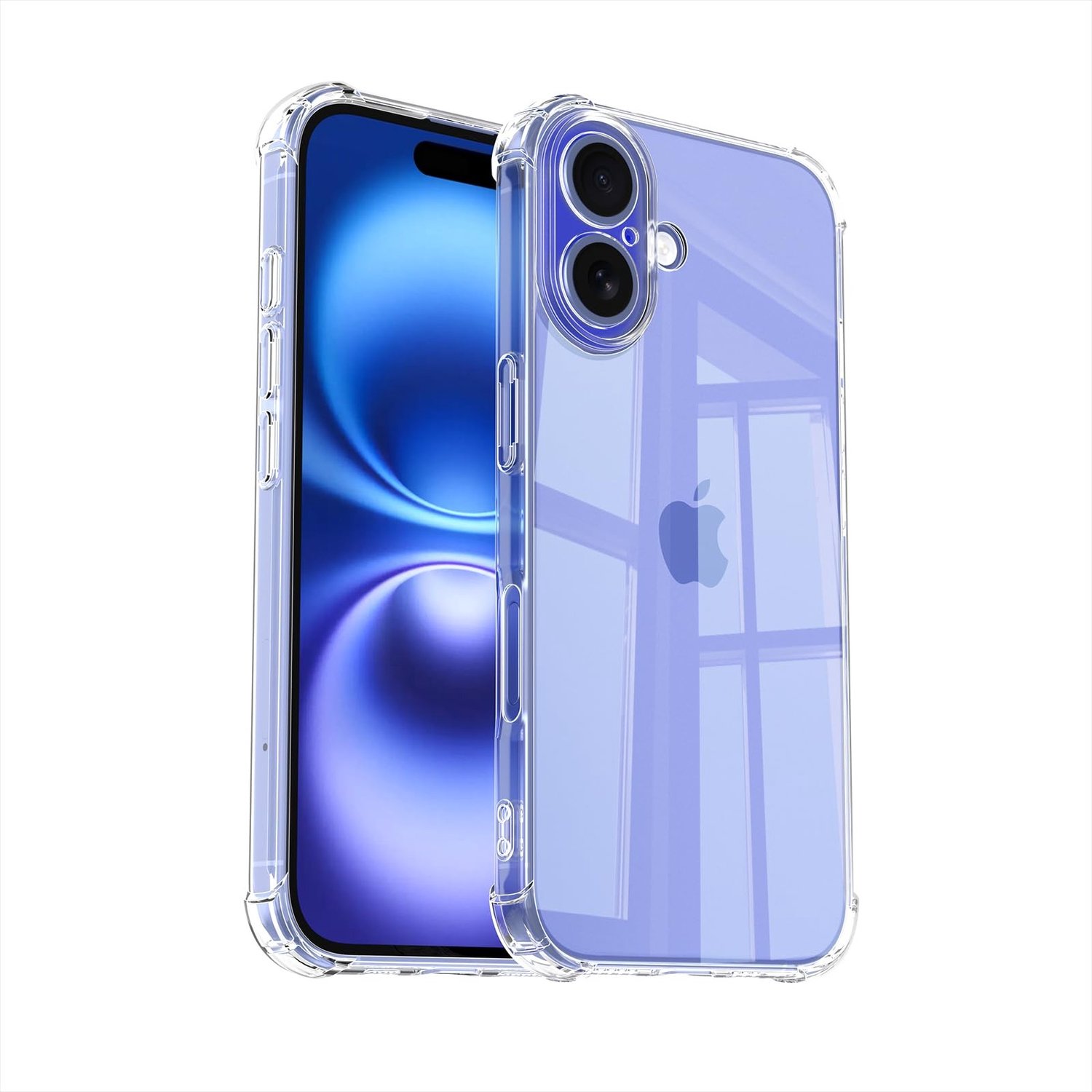 Siliconen Beschermhoes voor iPhone 16 - A-Transparant