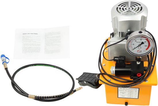 Hydraulische Pomp EU Stekkertype - 750 W Vermogen - 7 Liter Inhoud - Staal Materiaal - Voor Hydraulische Apparaten — afbeelding 3