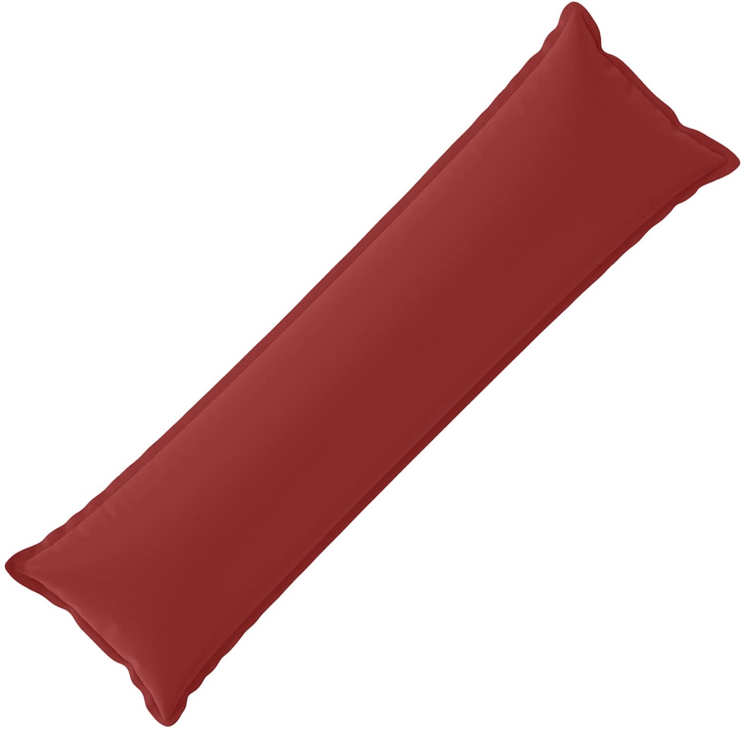 vidaXL Dekenkussen - HOUTEN - Wijnrood - 40 - x - 145 - cm - Polyester