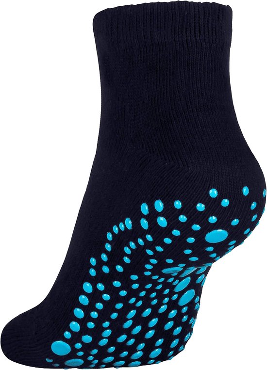 Antislip Teensokken Katoen - Yoga, Pilates, Fitness - Zwart, Grijs, Roze, Wit — afbeelding 4