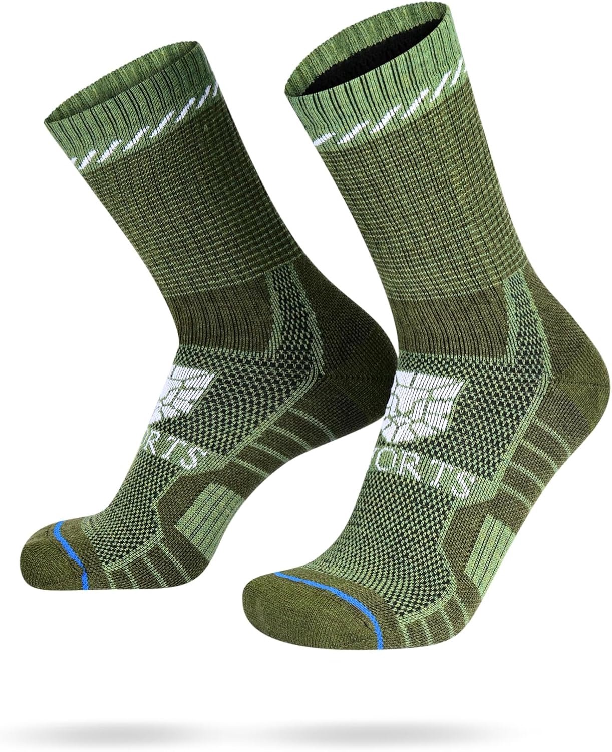 Thermo Merino Sokken: Extra Warm voor Wintersport & Hardlopen Groen