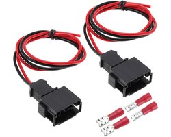 2x Luidsprekerkabel Adapter voor BMW 3 Serie E46 (1998-2006)