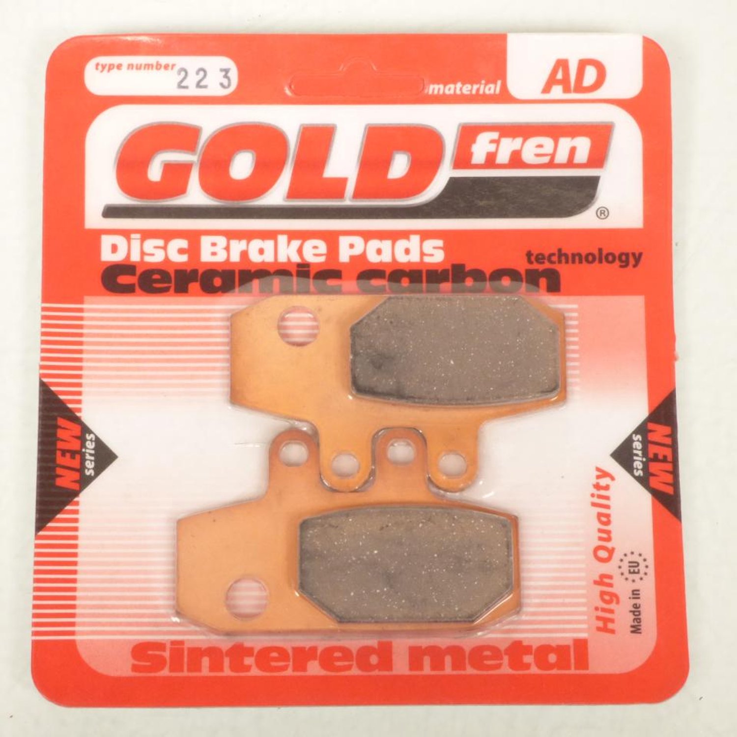 Plaquette de frein Gold Fren pour Scooter Aprilia 500 Atlantic 2002 à 2005 AVG/AVD Neuf