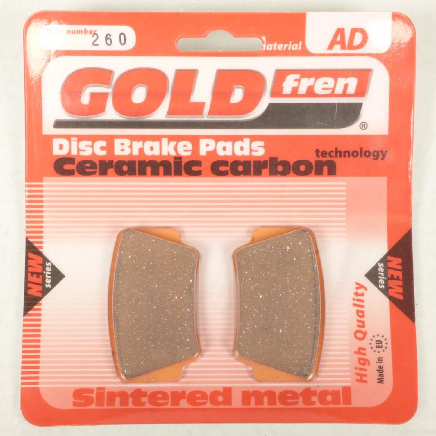 Remblokken Gold Fren voor Motor KTM 450 SXF 2009 tot 2011 rechtsachter Nieuw