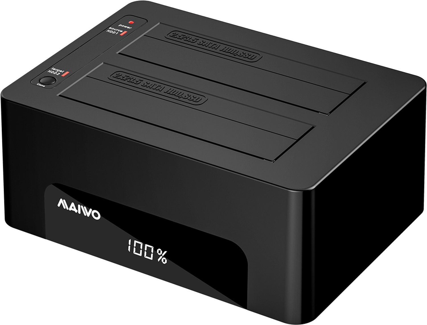 USB 3.0 clone docking station for 2.5 or 3.5 SSD HDD