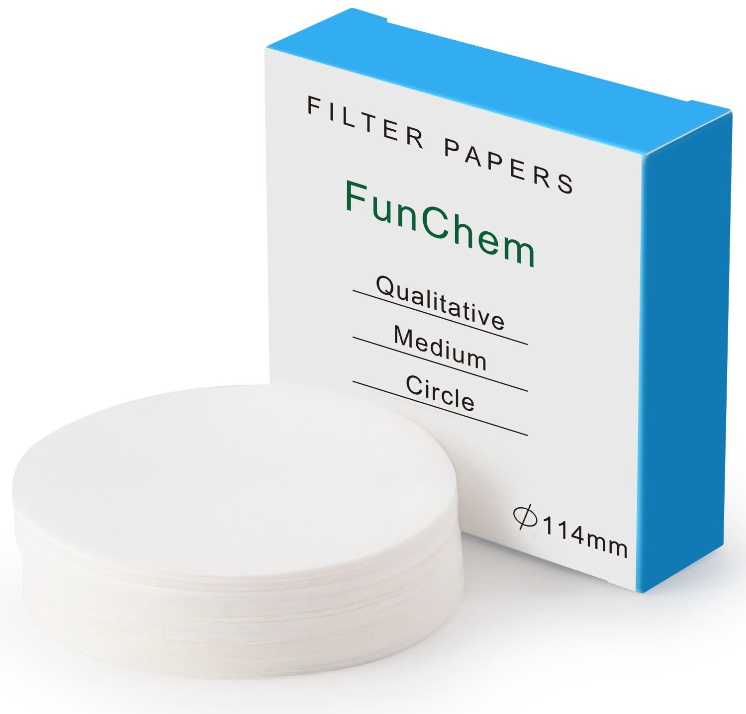 Filterpapier Cirkels - 114 mm Diameter - Pak van 100