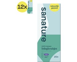 Sanature Inlegkruisjes Super Bio - 240 stuks