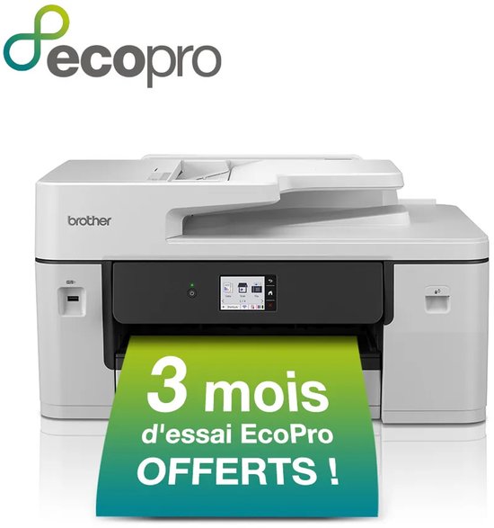 Brother multifunctionele printer met EcoPro 3 maanden gratis proefaanbieding.