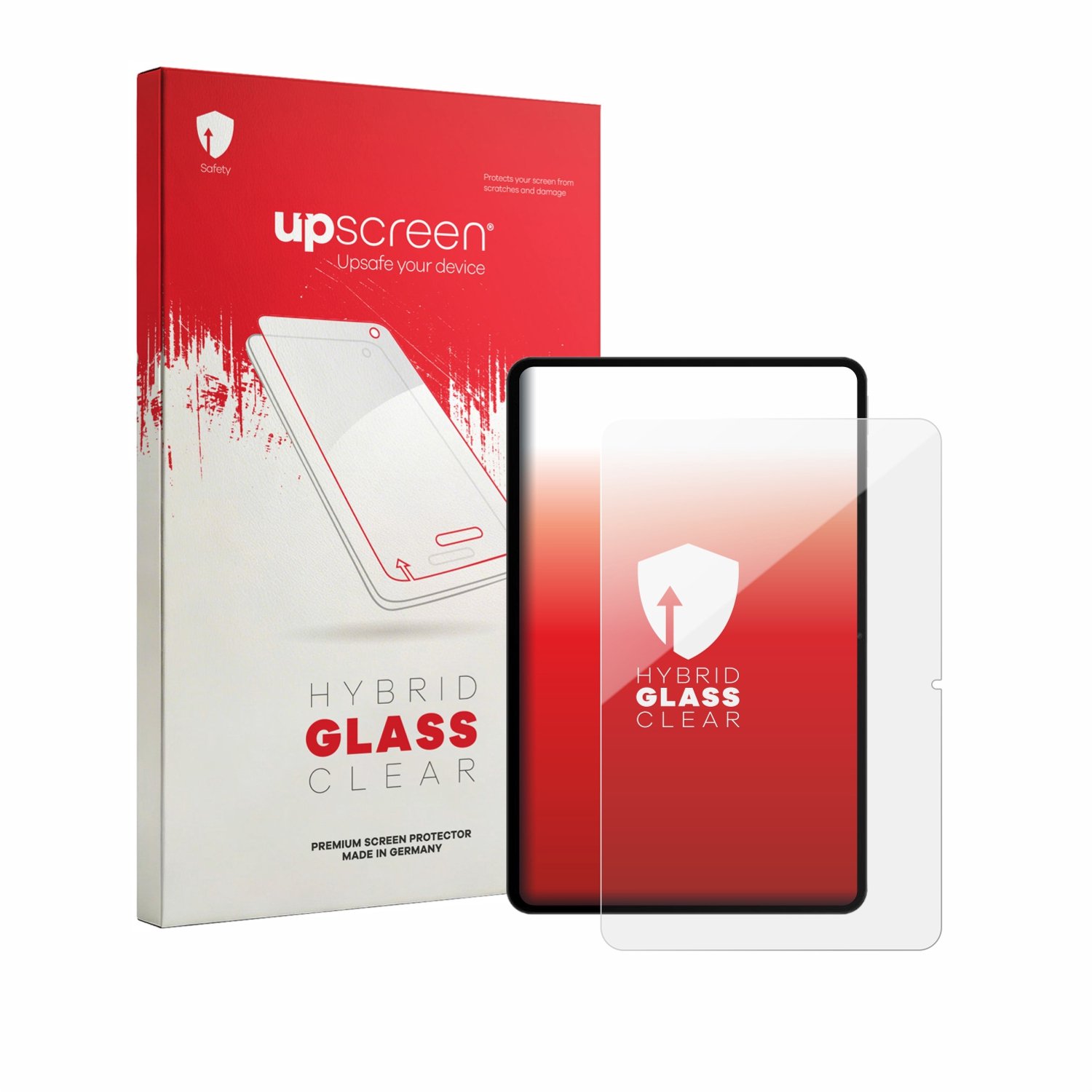 upscreen - Screenprotector voor Honor Pad X10 Pro Max - Folie Beschermfolie Beschermglas transparant