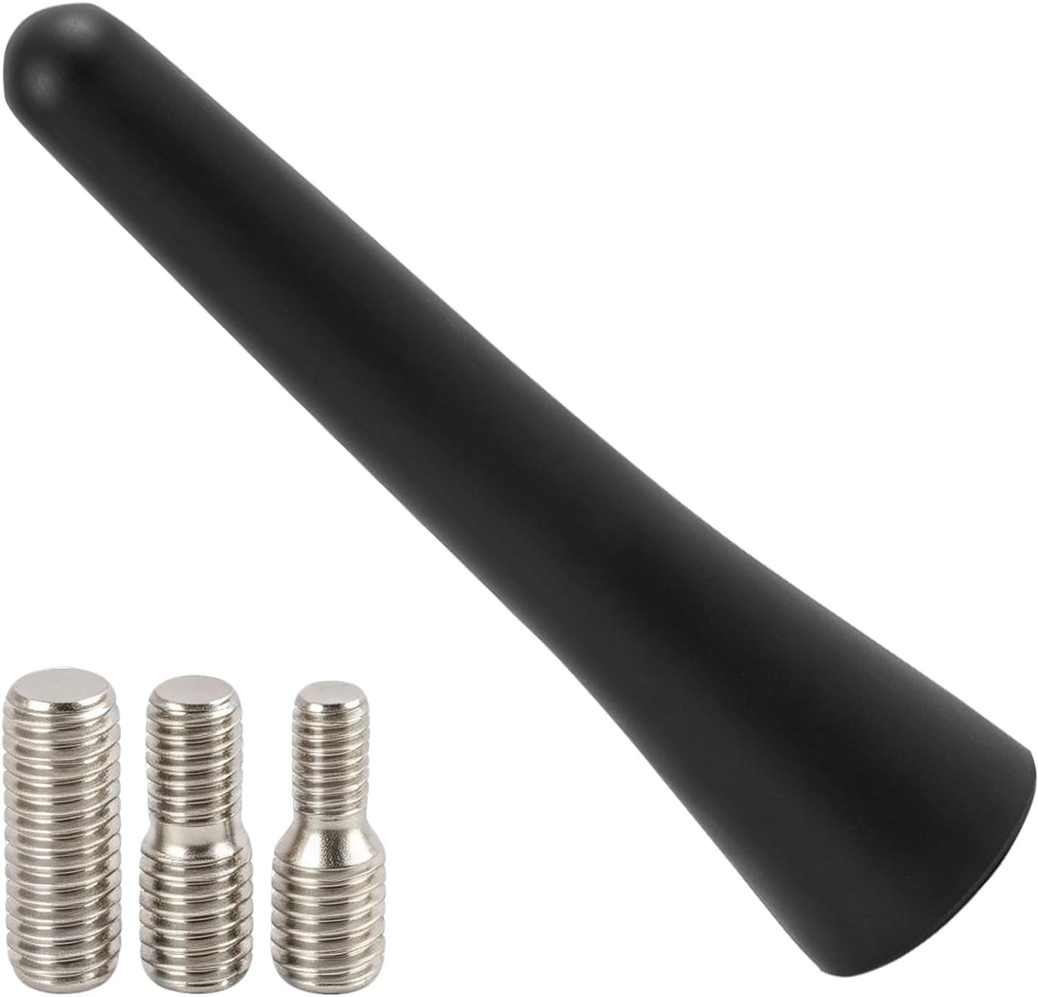 Autoantenne 2,5 inch korte staaf - compacte FM AM dakantenne - robuuste constructie - ruimtebesparend gebruik - Homevero