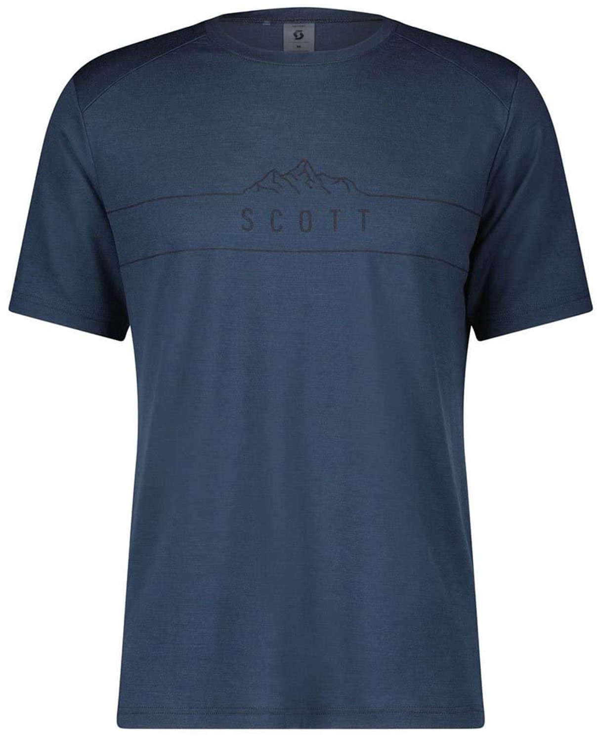 SCOTT Defined Merino - Shirt - Metaalblauw - S
