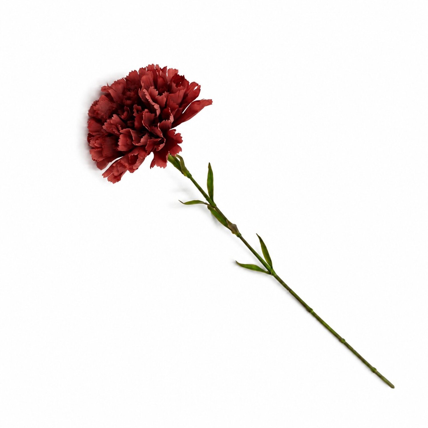 Kunstbloem anjer enkel 55cm oud roze