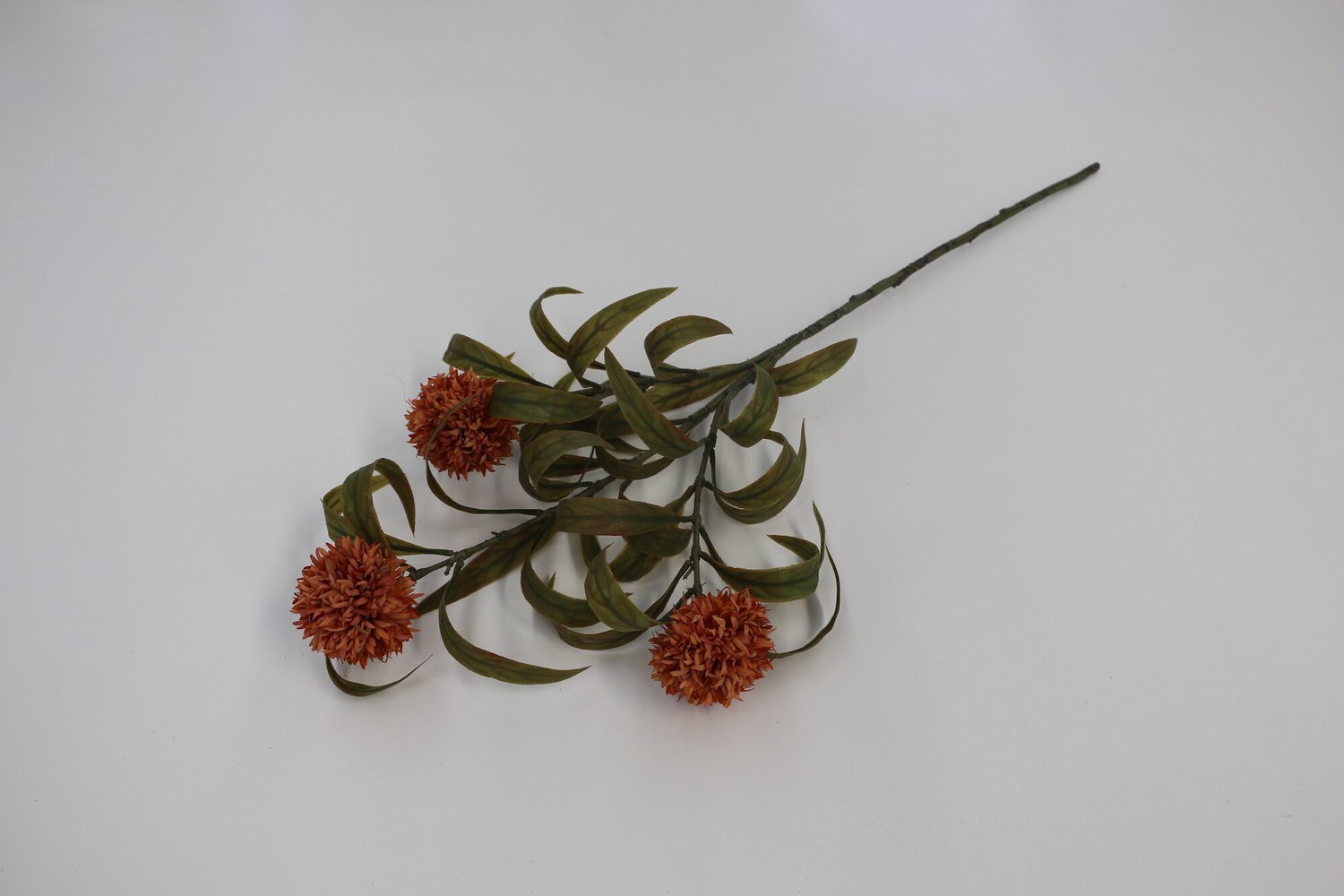 Kunstbloem Wilde Chrysant 80cm amber