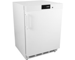 Opslagkoelkast Compact - 130 Liter Inhoud - Wit Staal - Volledige Deur - Horeca Koelkast