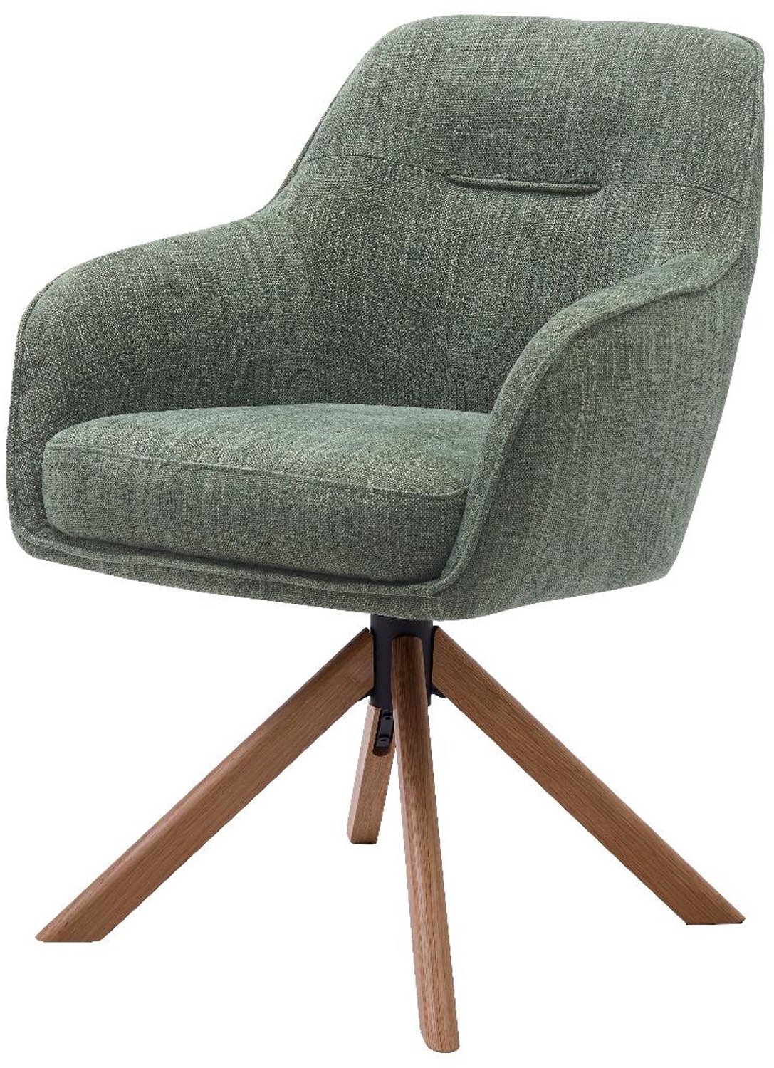 Nordic Home Ellis armstoel stof - groen