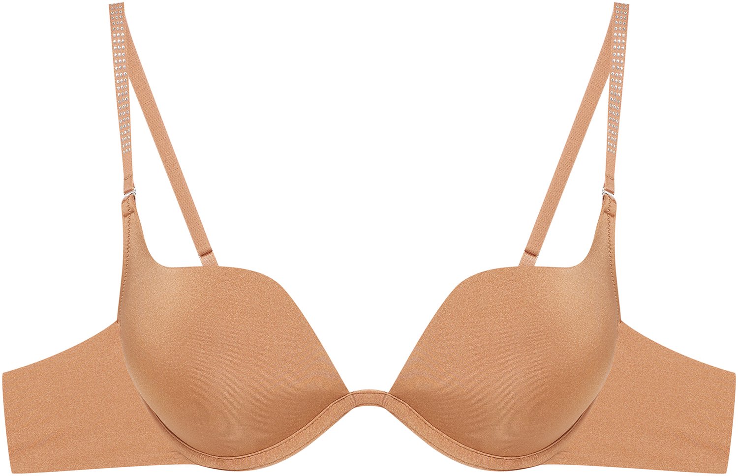 ESOTIQ Taysa - Push-upbeha - Bruin - Bandjes met strass