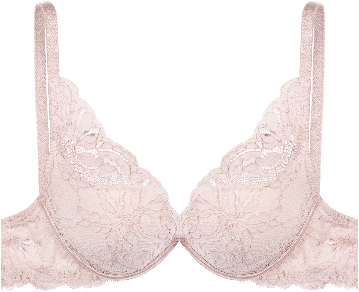 ESOTIQ Icon - Push-upbeha - 65E - Zandkleur - Bloemenmotief Zandkleur;Ecru