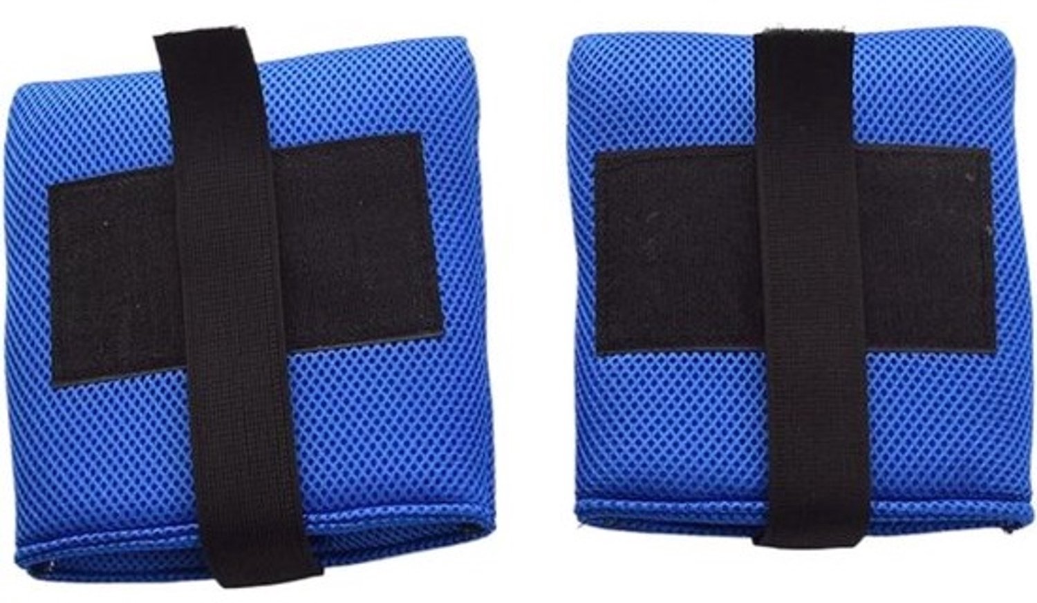 Rolstoel Voetensteun Cover - Beensteun Pad - Comfort Verhogend - Beencontour Pasvorm - 1 Paar - Blauw