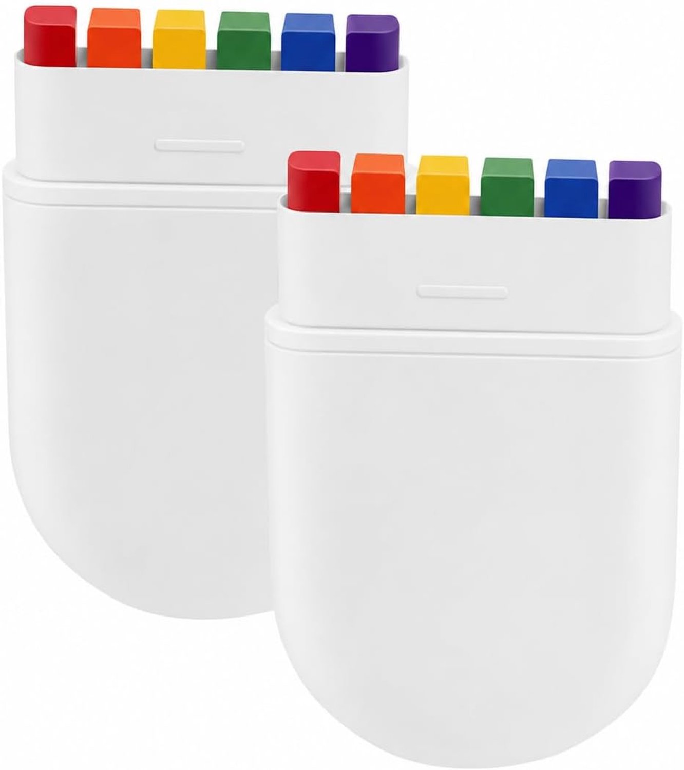 Lakstift set 2 staven - 6 levendige kleuren - niet giftig - voor feesten en carnaval - ShopVlot