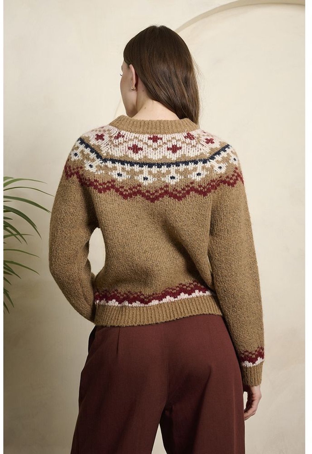 Banned - Winnie Winter Cardigan - XL - Bruin