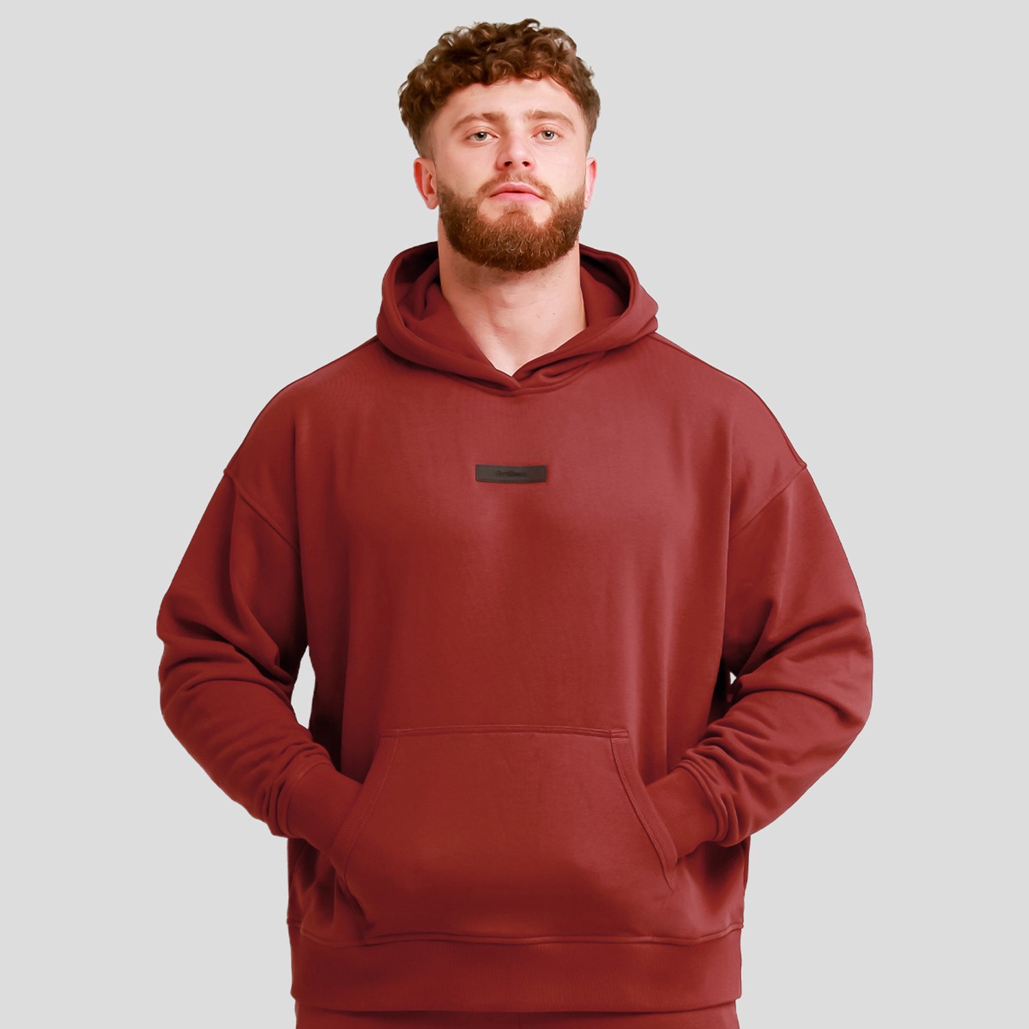 GymBeam Unstoppable Hoodie Rood M