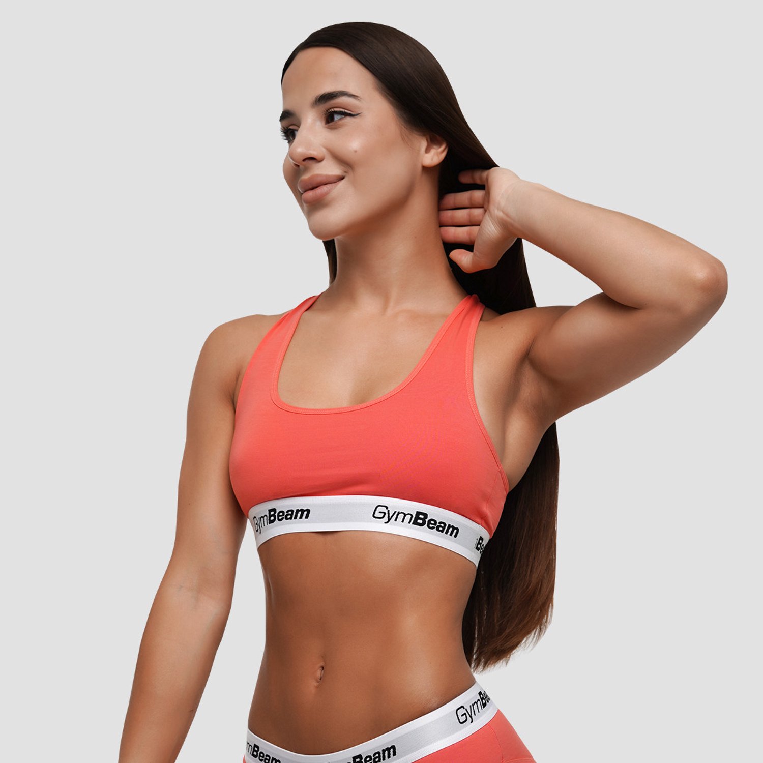 GymBeam Bralette Aardbei Rood M