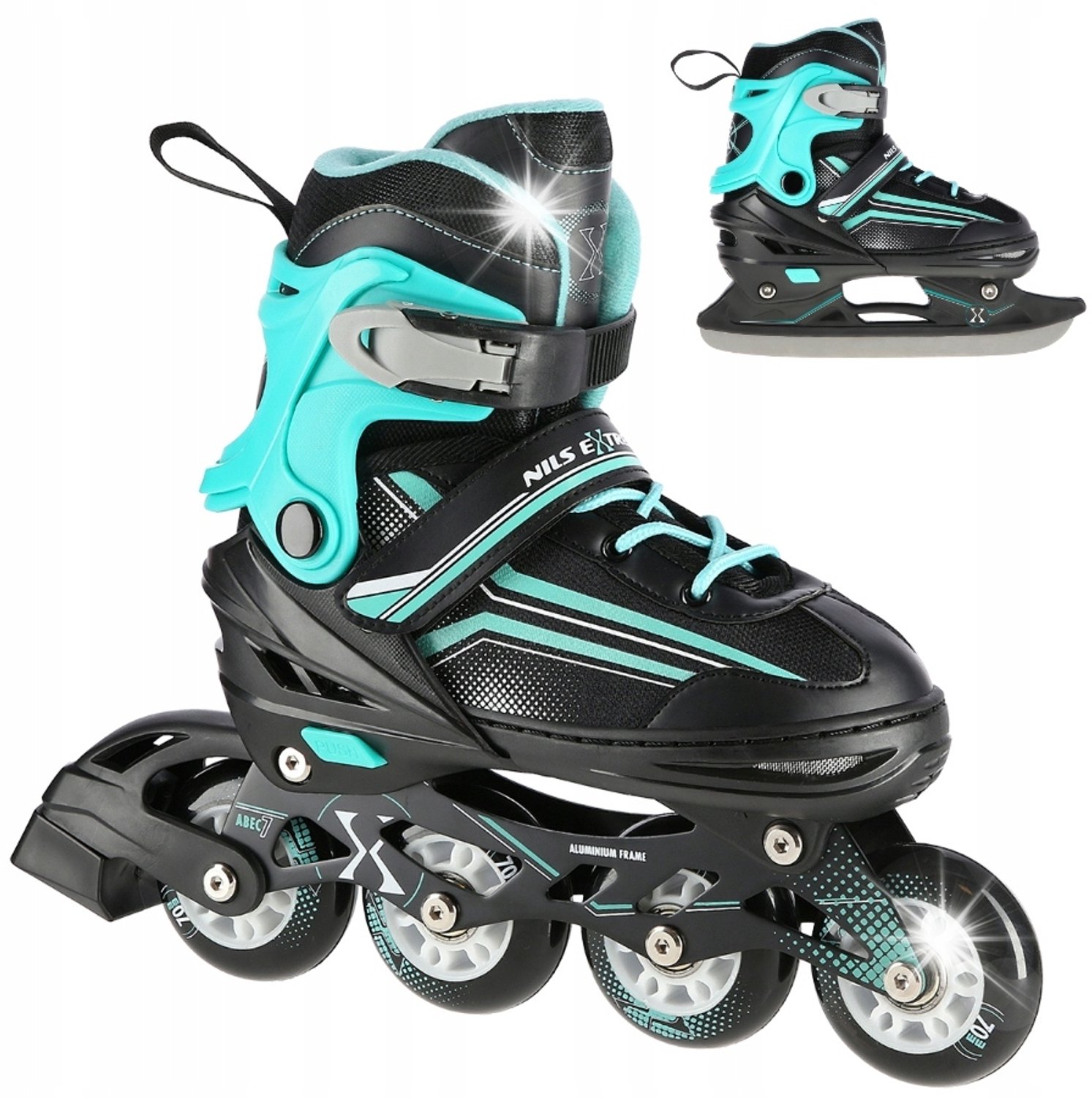 2-in-1 Schaatsen & Skeelers Verstelbaar