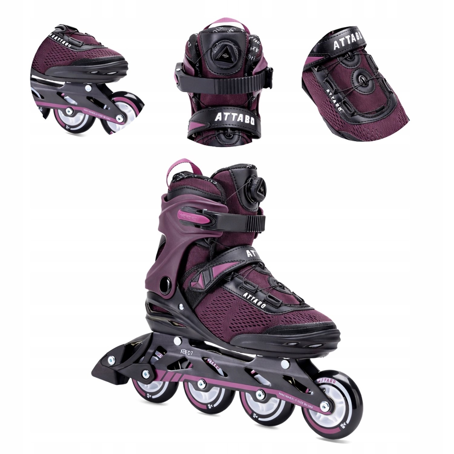 ATTABO OneFoot dames rolschaatsen Fitgo systeem