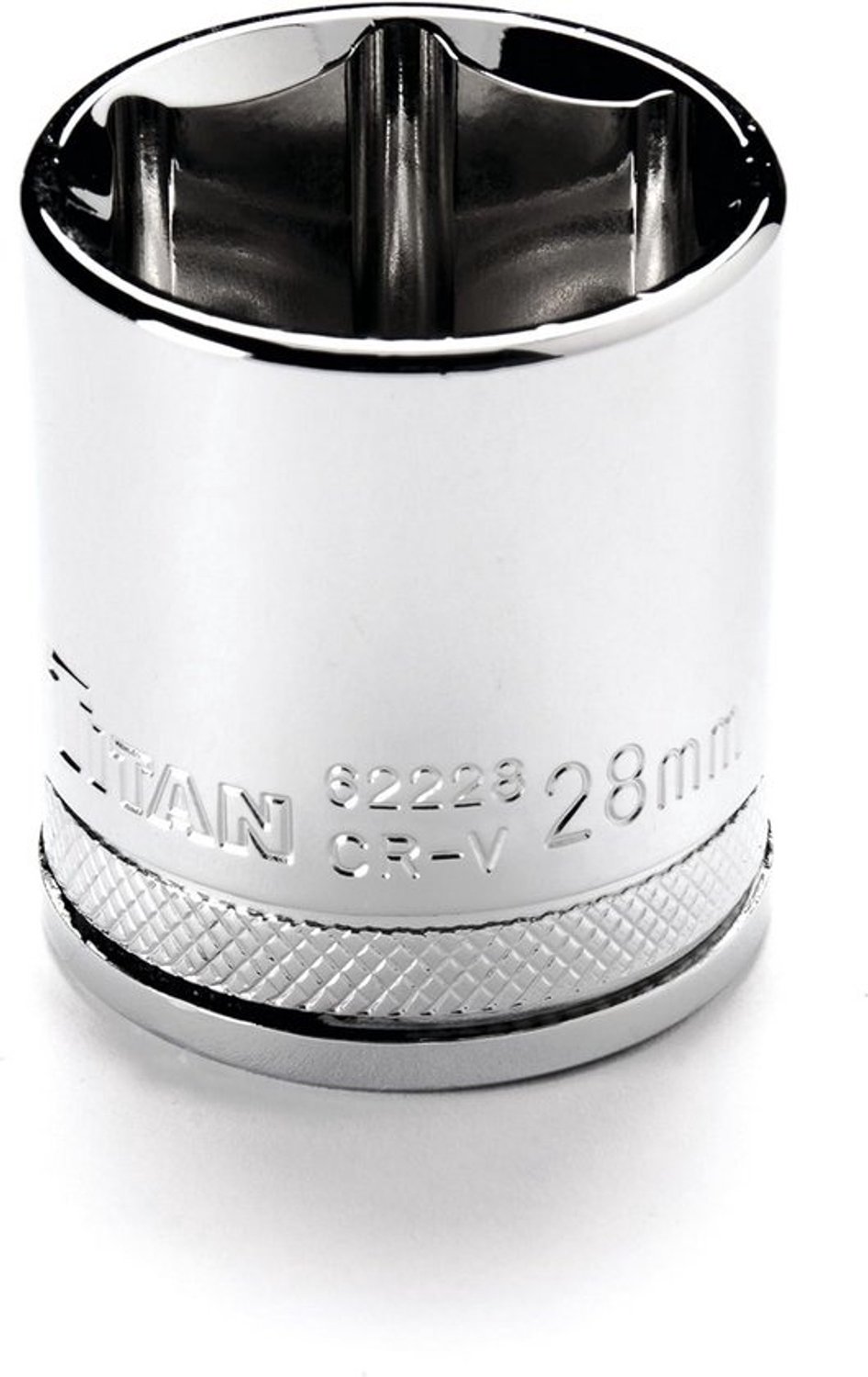 28mm 1/2" Aandrijving 6-Punten Dop - Sterk Chroom-Vanadium Staal