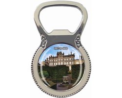 Koelkast Magneet - Flesopener Souvenir - Keuken Decoratie - Kristalglas Metaal - 4x6.5cm - Stoke op Trent