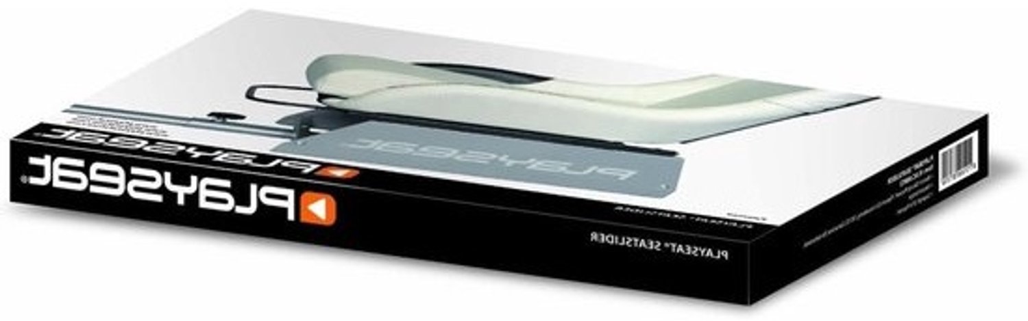 Zitrails Verstelbaar - Stoel Schuifrails - Rijsimulatie Aanpassen - Soepele Verstelling - 34.5 cm Lengte - Zwart Grijs Wit