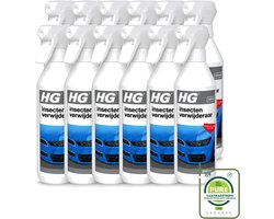 12 x HG - Insectenverwijderaar - Verwijdert Hardnekkige Insectresten - 500 ml - Grootverpakking - Insectenverwijderaar Auto - Insectenverwijderaar Motoren - Insectenverwijderaar Helmen - Insectenverwijderaar Scooters - Insectenverwijderaar Bromfiets