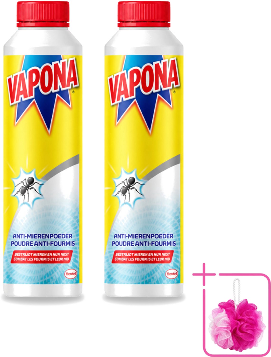 2 x Vapona - Anti Mierenpoeder - Effectief Tegen Hele Kolonie - 150g - Bulkverpakking - Anti mierenpoeder - Douchemop - Mierenbestrijding
