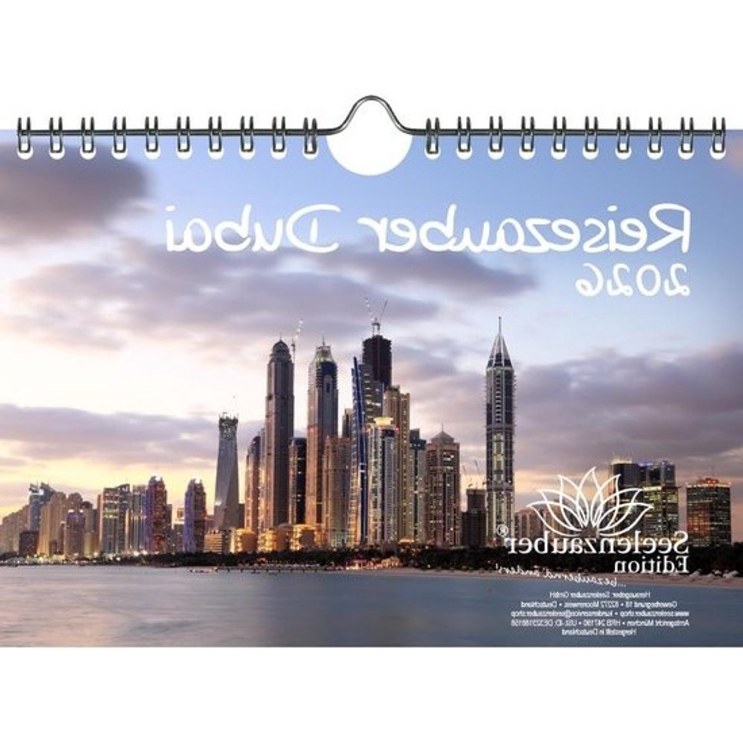 Wandkalender Dubai - Fotokalender Reisplanner - Jaaroverzicht - 12 Verschillende Motieven - A5 - Meerdere Kleuren