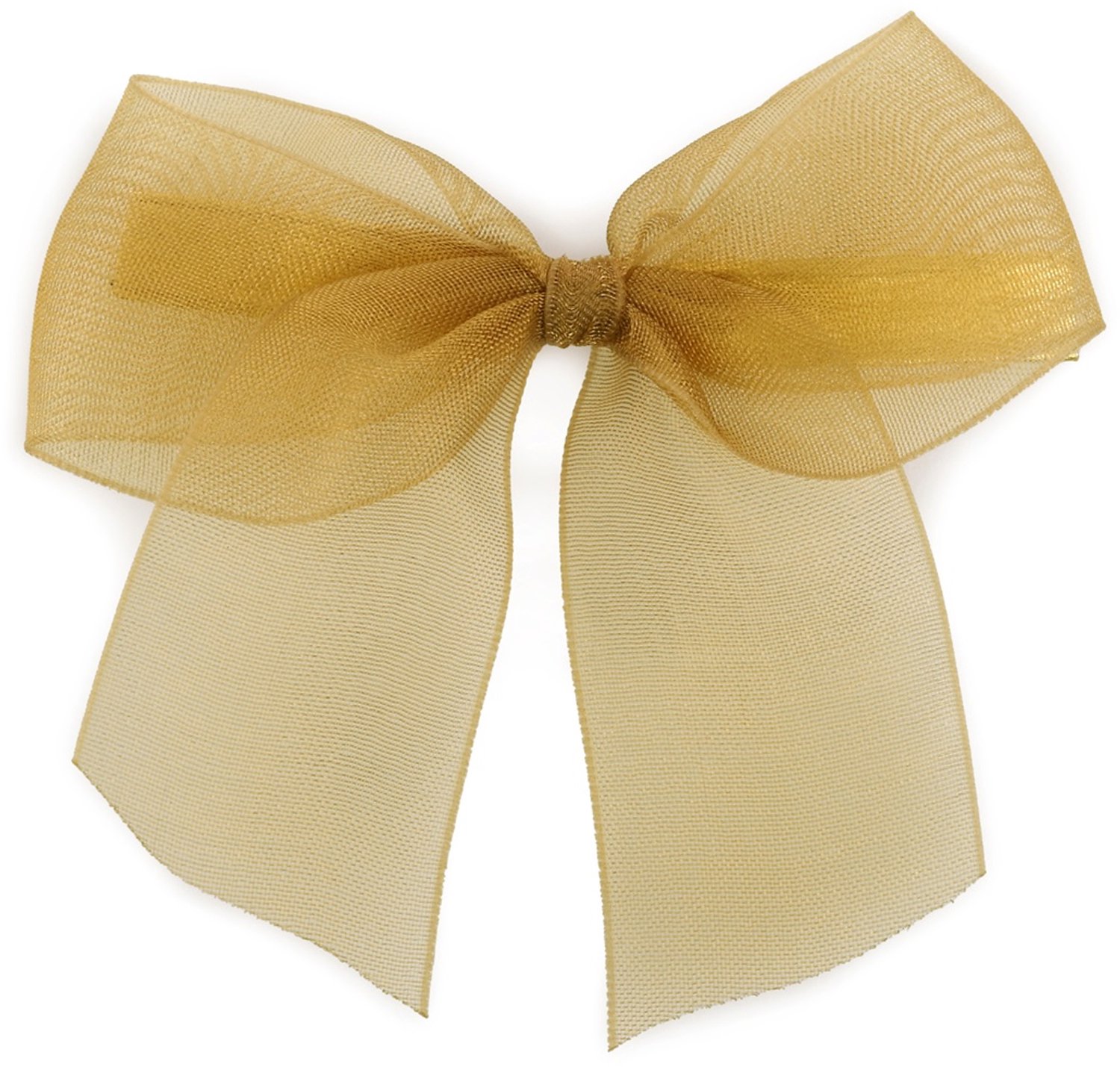 Organza strik met clipsluiting Goud