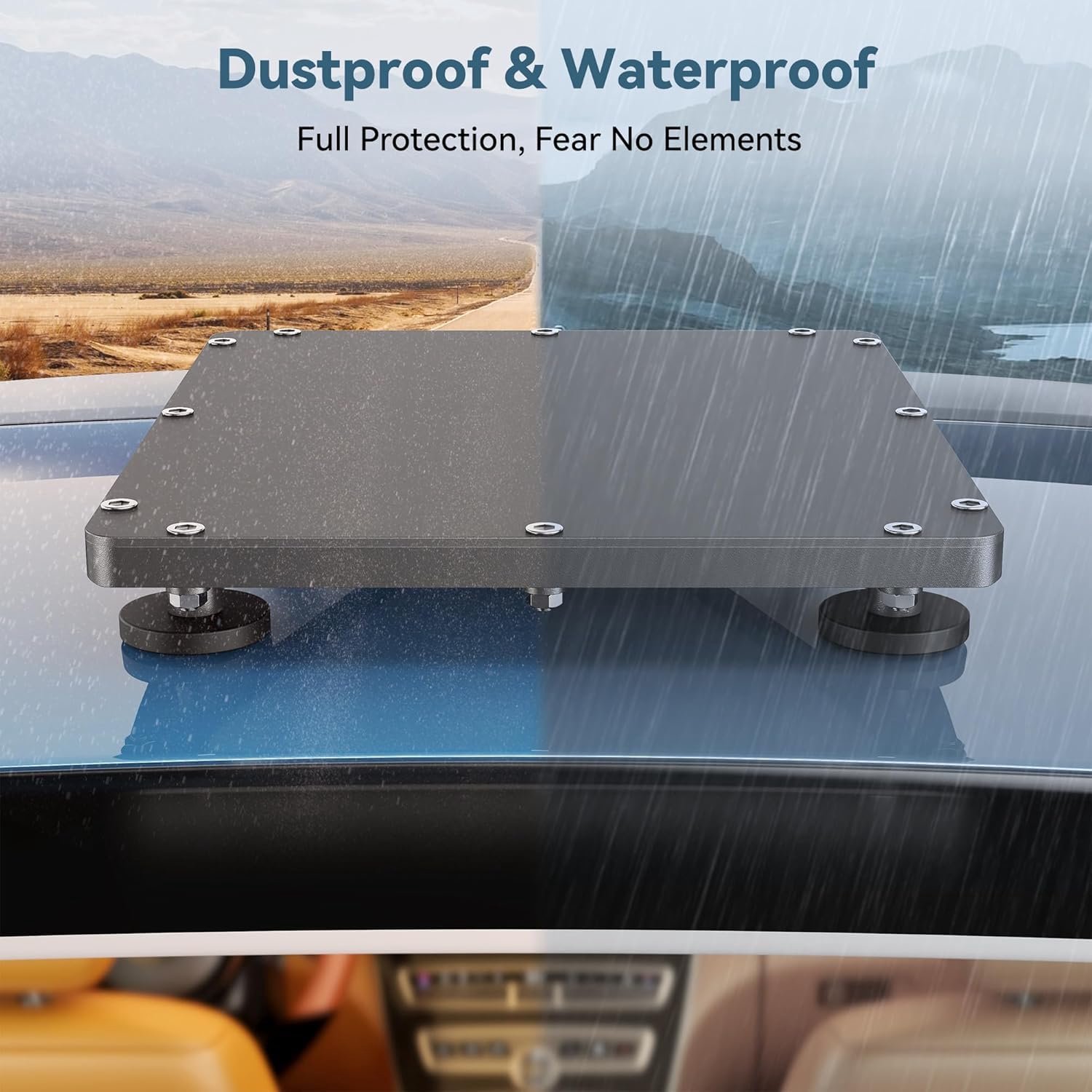 magneet auto RV bevestiging dak houder voor Starlink Mini antena, beschermhoes dakmontage magnetic car van roof mount holder, vrachtwagen, recreatievo