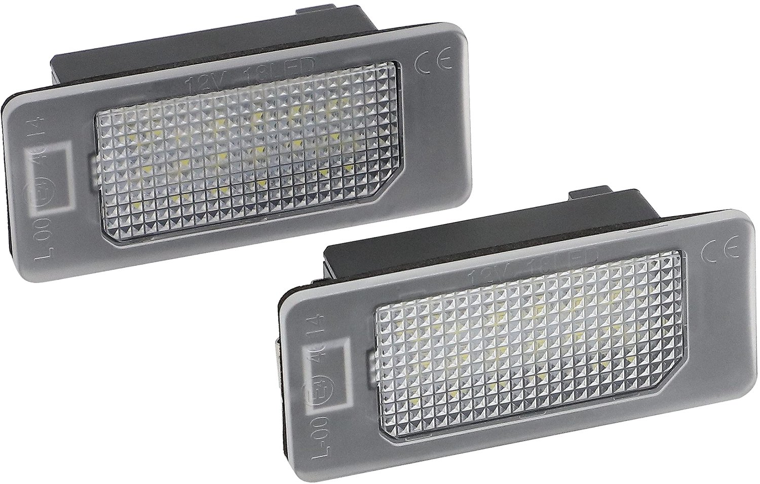Set LED Nummerplaatverlichting passend voor Audi/Volkswagen/Skoda/Porsche diverse modellen