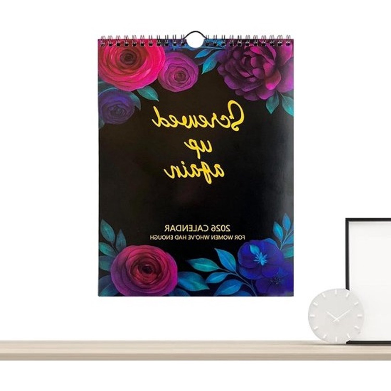 Wandkalender 2026 | Decoratieschema Pad, Jaarlijkse Kalender Jaarplanner voor Muur, voor Familie Kinderen Leraar School Klaslokaal Kantoren Thuis Binnen