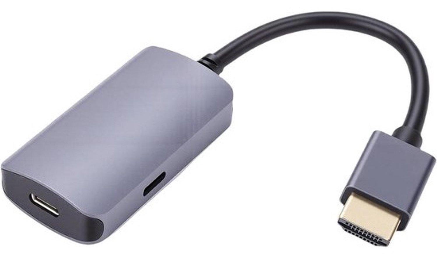 Video Adapter - AR Bril Hub - Scherm Uitbreiding - 4K 60Hz Resolutie - Compact Ontwerp - Aluminium Grijs
