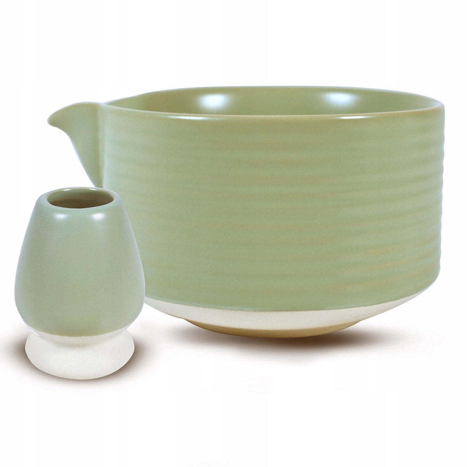 Matcha Thee Set: Matchawan Kom & Kusenaoshi Houder